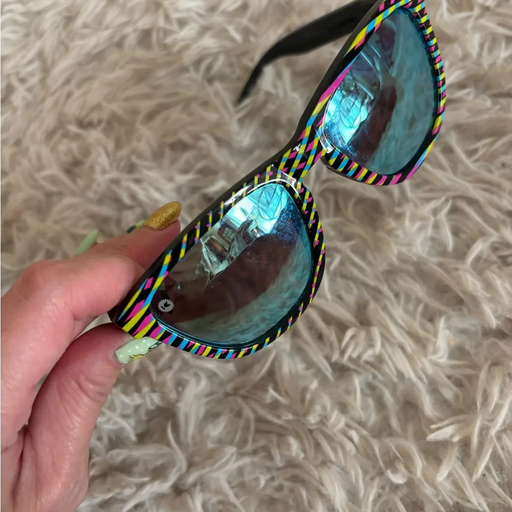 Striped Multicolor Sunglasses - Picture 2 of 6